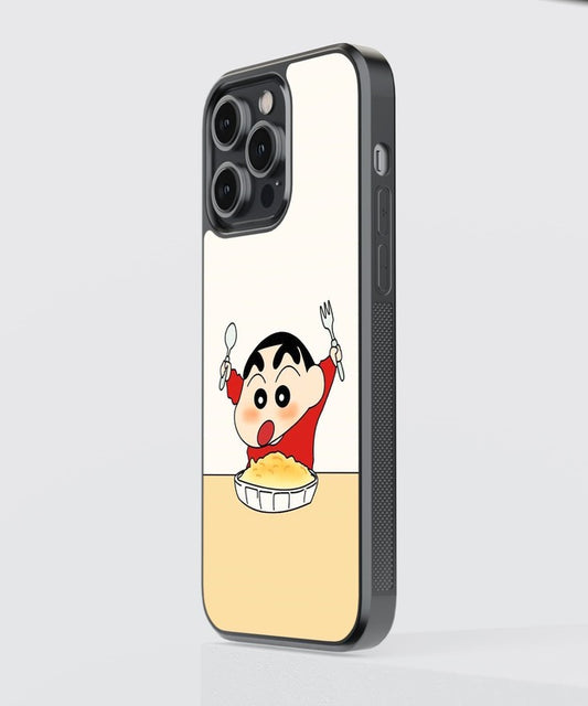 Shinchan Food Lover Glass Case