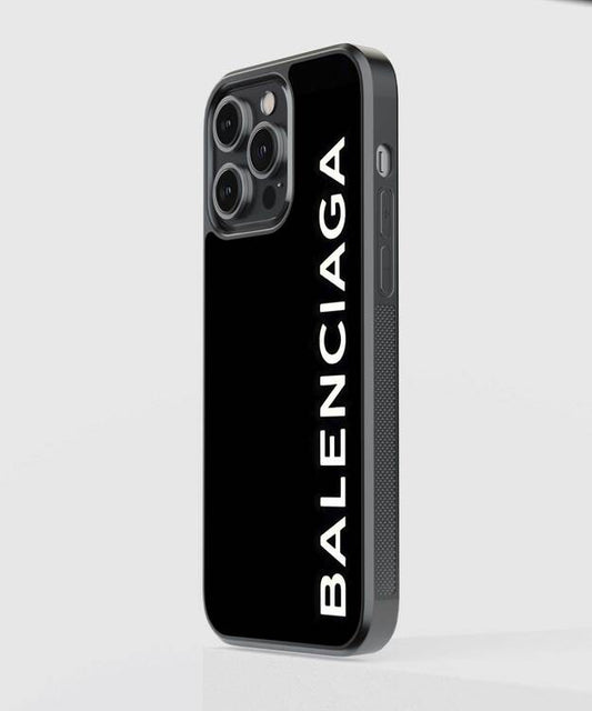 Balenciaga Brand Glass Case