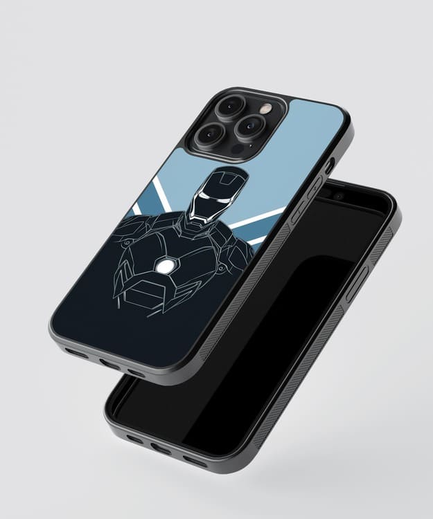 Iron Man Pose Glass Case