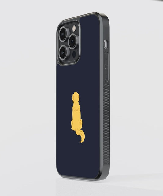 Golden Retriever Dog Tail Glass Case