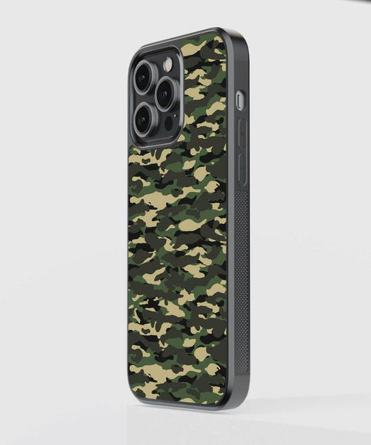 Camo Army Glass Case