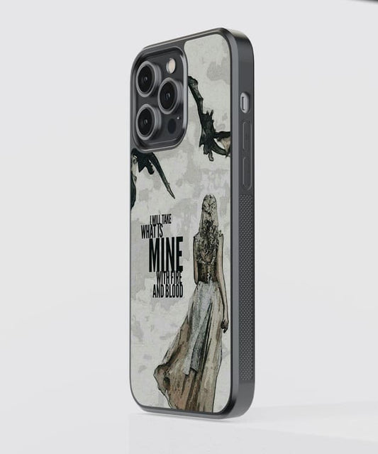 Mother Of Dragons GOT Glass Case