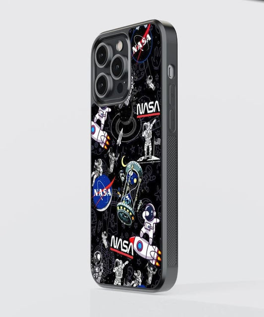 Nasa Astronauts Glass Case