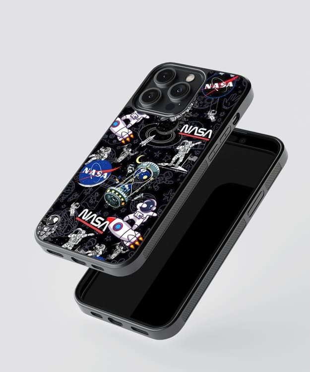 Nasa Astronauts Glass Case