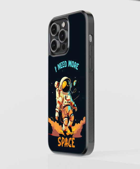 Need More Space Glass Case