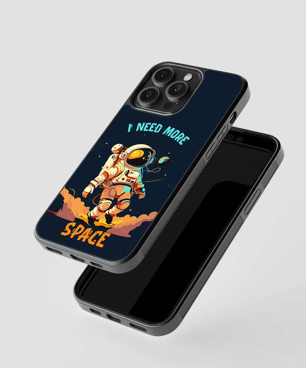 Need More Space Glass Case