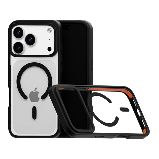 Black Transparent MagSafe Case