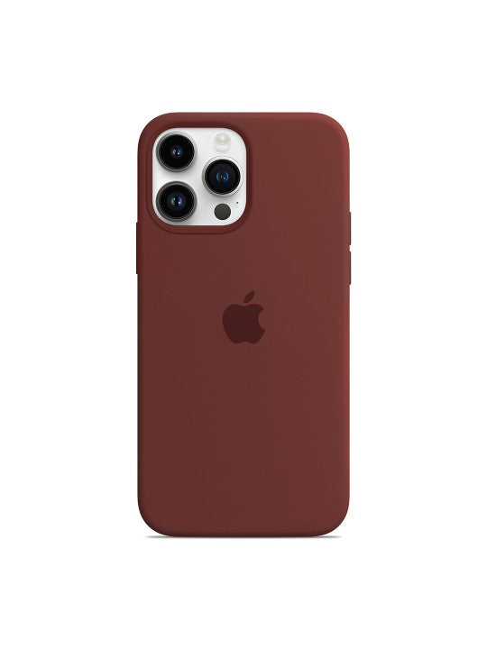 Solid Brown Silicone Case