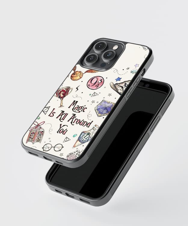 Magic Harry Potter Glass Case