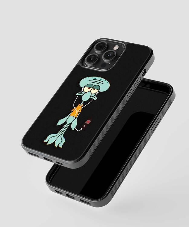 Squidward SpongeBob Glass Case