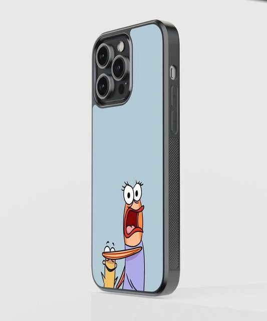 Norma And Harold SpongeBob Glass Case