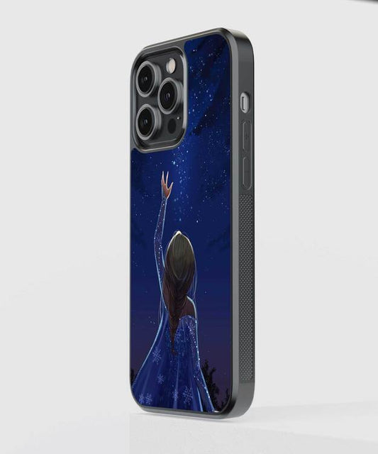 Elsa Frozen Disney Princess Glass Case