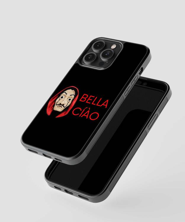 Bella Ciao Money Heist Glass Case