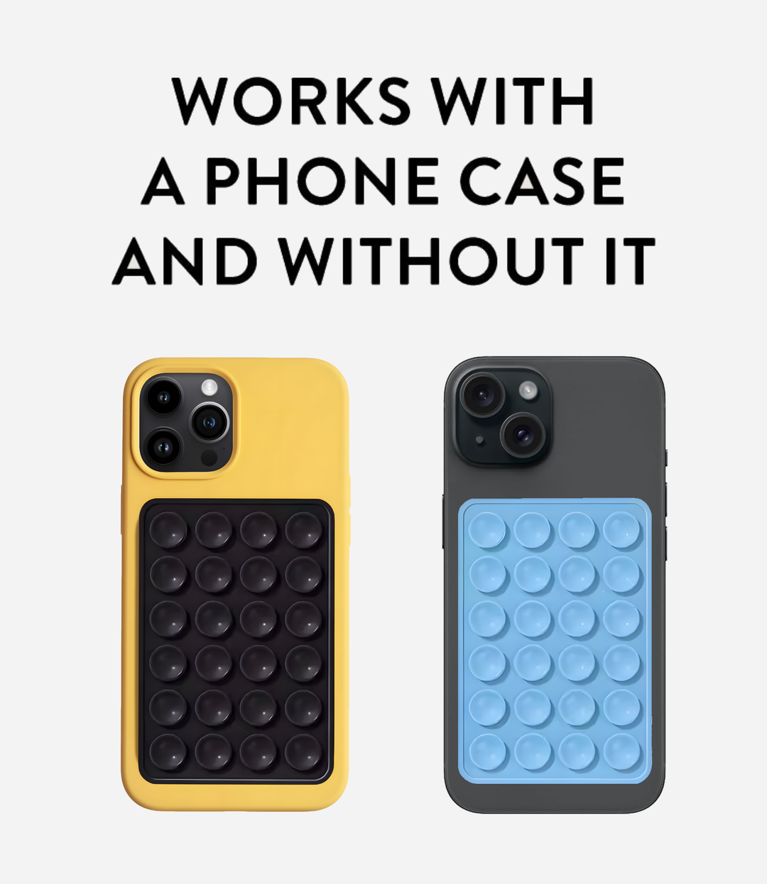 Silicone Sticky Grip Phone Holder – Multicolor
