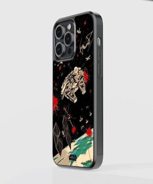 Star Wars Poster Glass Case