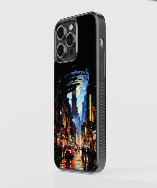 City Landscape Glass Case