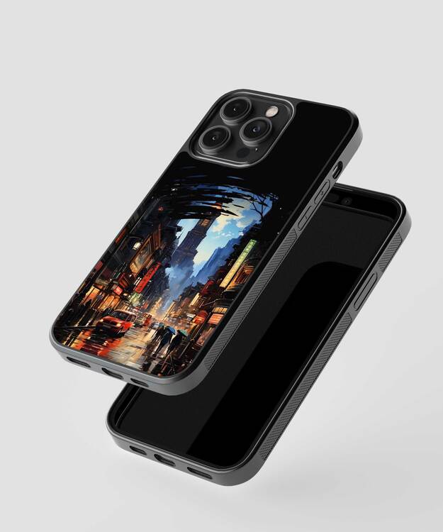 City Landscape Glass Case