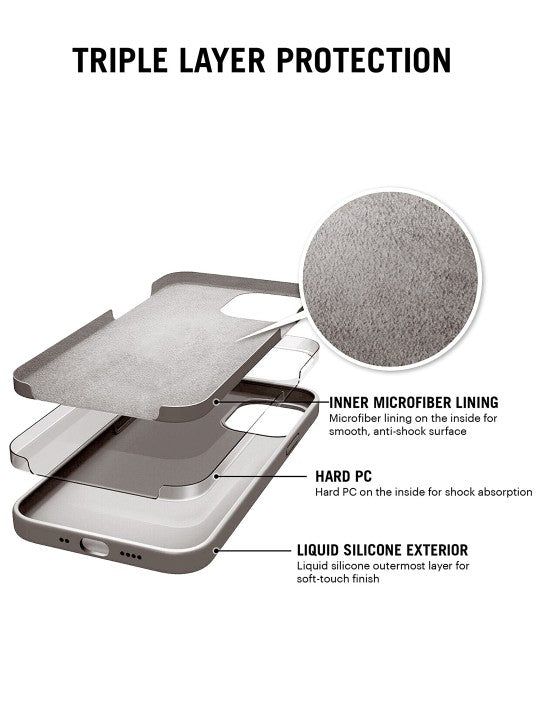 Solid Grey Silicone Case