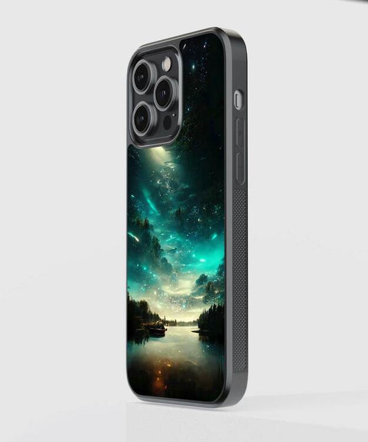 Aurora Winter Sky Glass Case