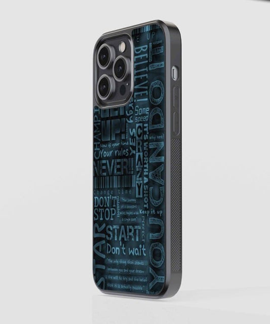 You Can Do It Glass Case