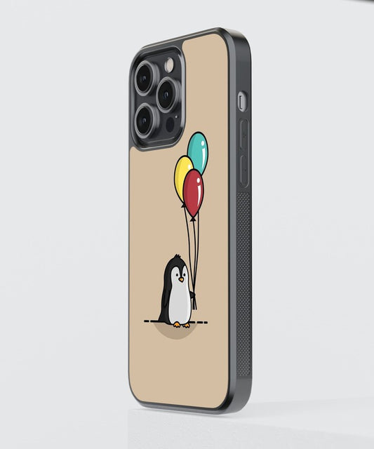 Penguin Cute Glass Case