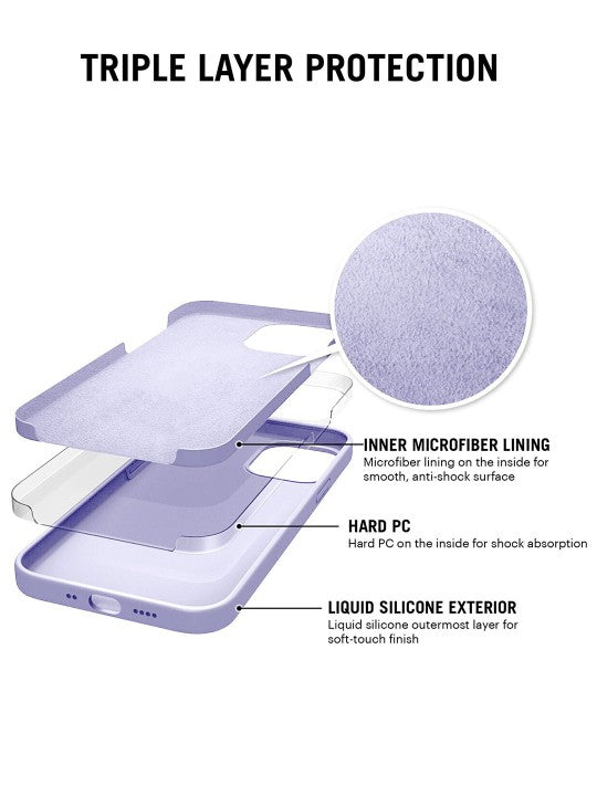 Solid Lavender Silicone Case