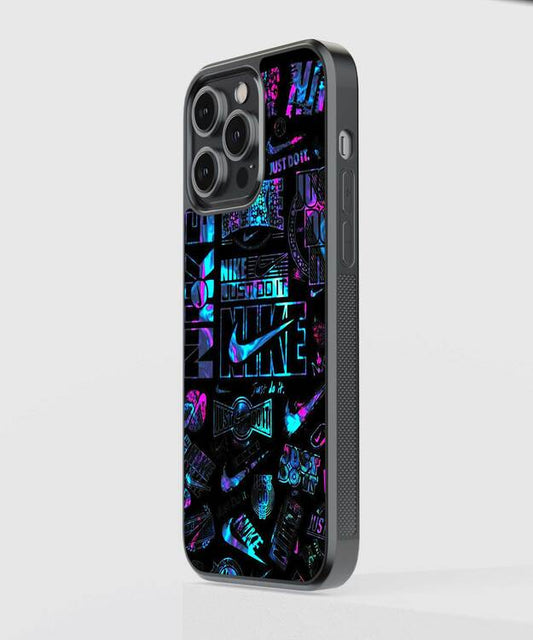 Nike Neon Glass Case