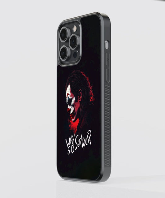 Why So Serious Joker Glass Case