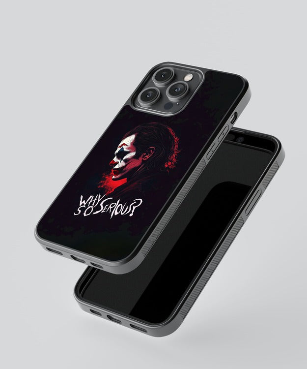 Why So Serious Joker Glass Case