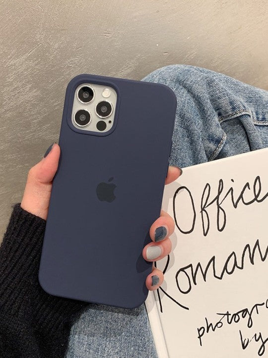 Solid Navy Blue Silicone Case