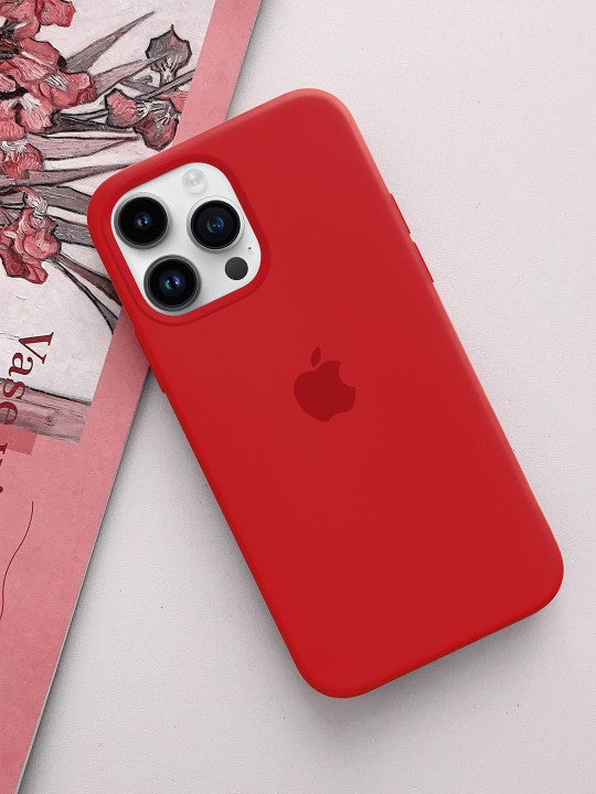 Solid Red Silicone Case