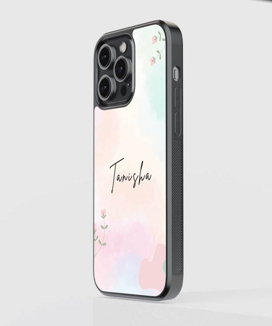 Colorful Name Custom Glass Case