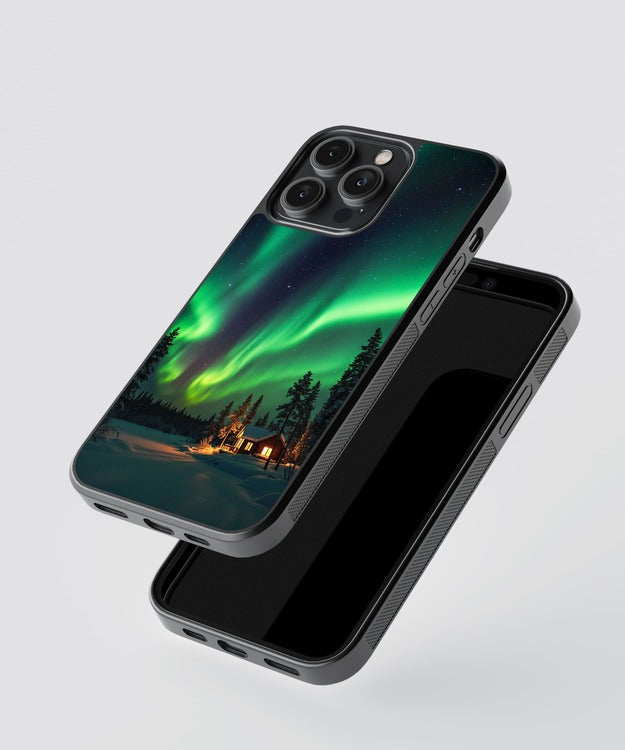 Northern Lights Glass Case