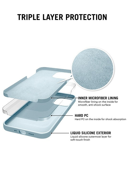 Solid Baby Blue Silicone Case