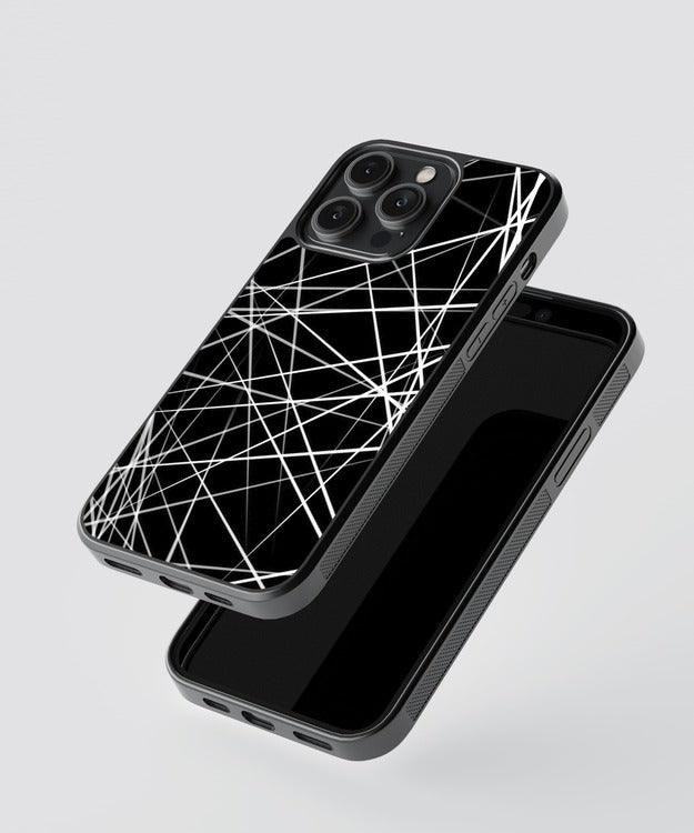White Line Art Glass Case