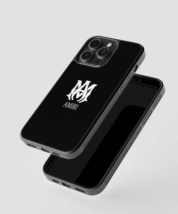 Amiri Brand Logo Glass Case
