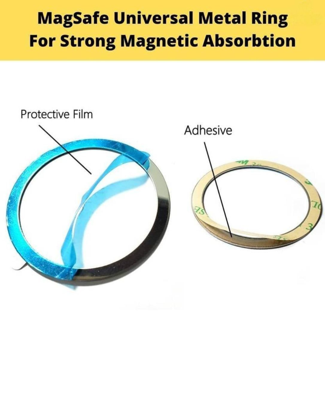 Magsafe Leather Wallet Magnetic Card Holder