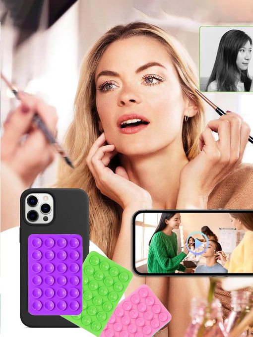 Silicone Sticky Grip Phone Holder – Multicolor