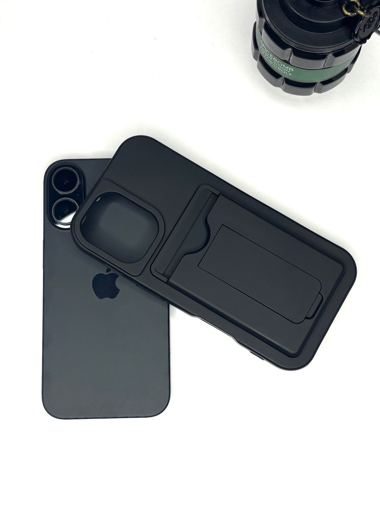iPhone 3 in 1 Wallet and Stand Matte Finish Case