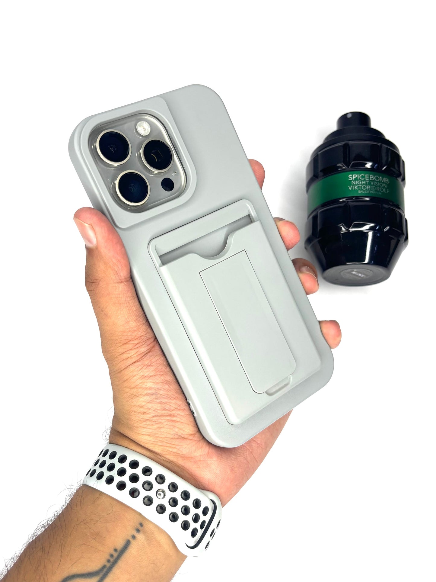 iPhone 3 in 1 Wallet and Stand Matte Finish Case