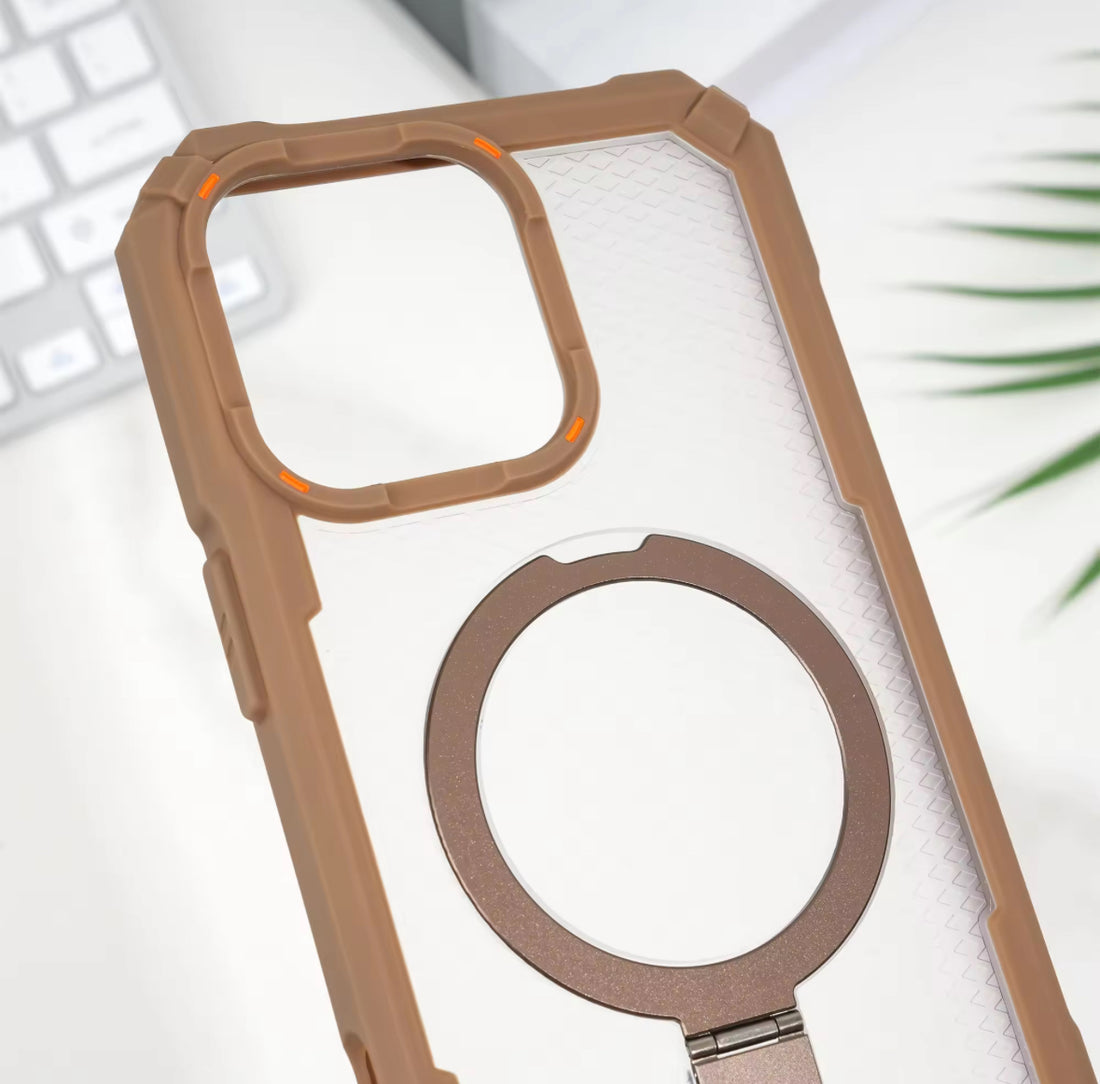 Magnetic Kickstand Armor Case with Drop Protection