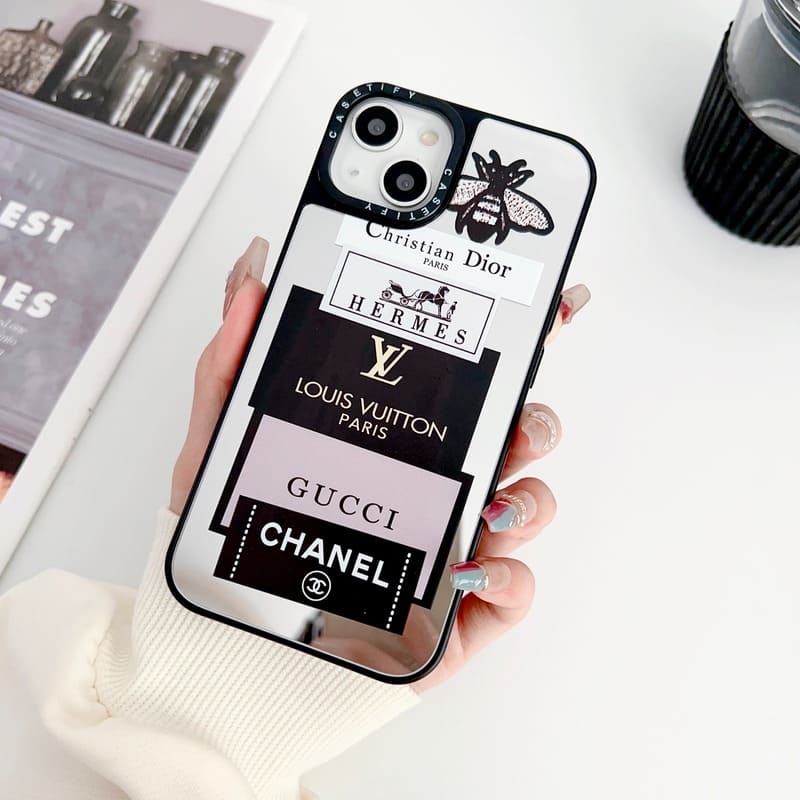 Brands Aesthetic Reflective Mirror Case
