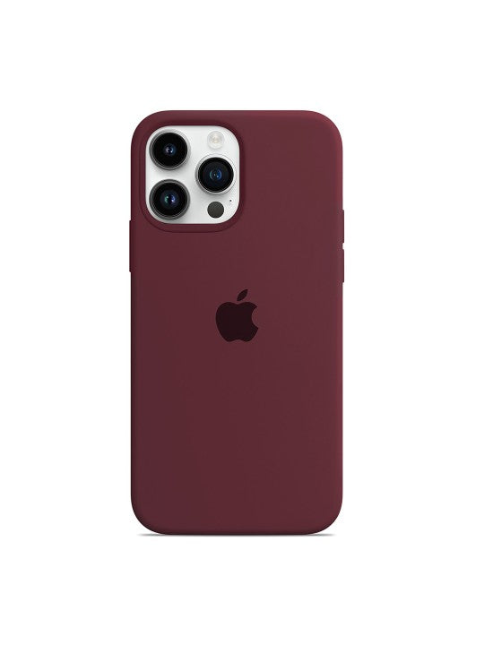 Solid Maroon Silicone Case