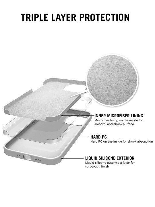 Solid White Silicone Case