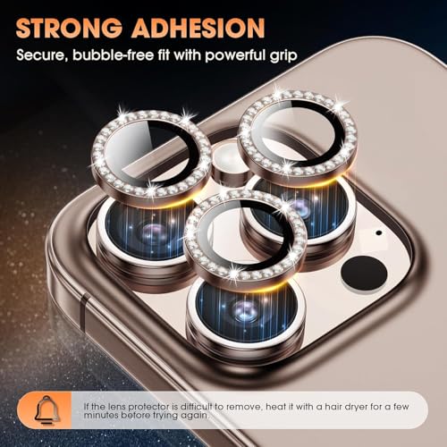 Diamond Camera Lens Protector Rings