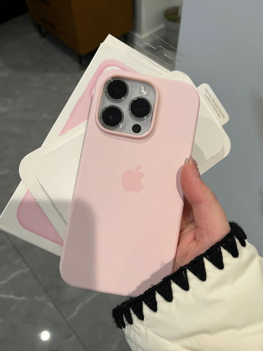 Solid Baby Pink Silicone Case
