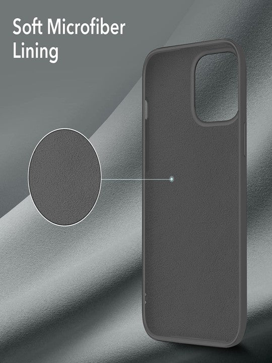Solid Dark Grey Silicone Case