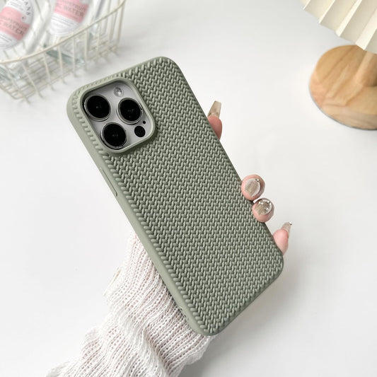 Premium Woven Knitted Texture Case