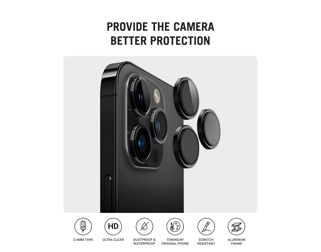 Camera Lens Protector Rings