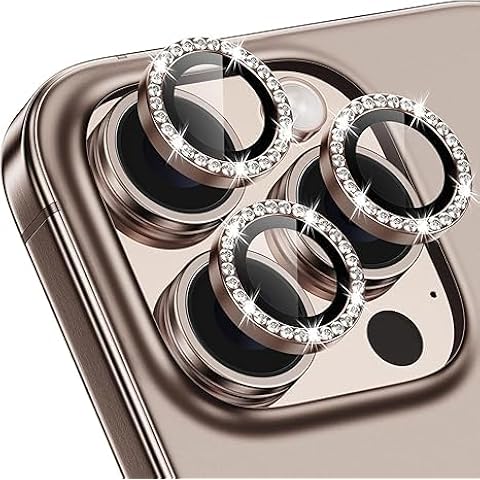 Diamond Camera Lens Protector Rings